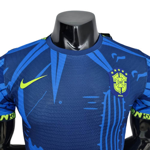 Camisa Seleção Brasil  2022 Nike - Azul - Conceito Nordeste