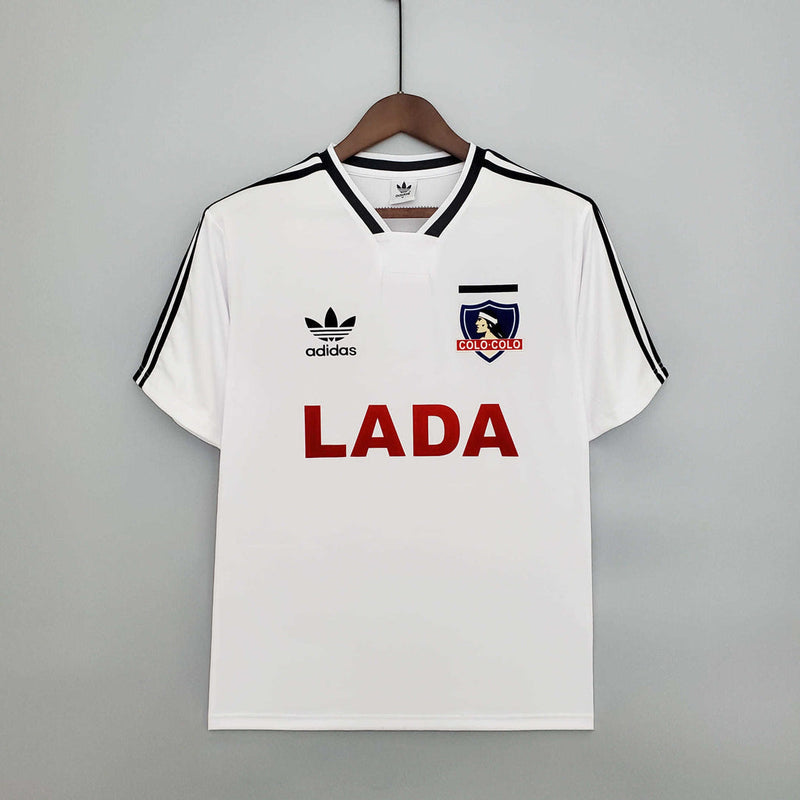 Camisa Colo-Colo Retrô 1991 Branca - Adidas